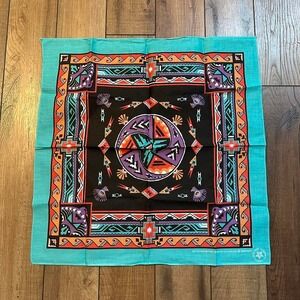 Vintage Warcraft Native American‎ Southwestern Aztec Bandana